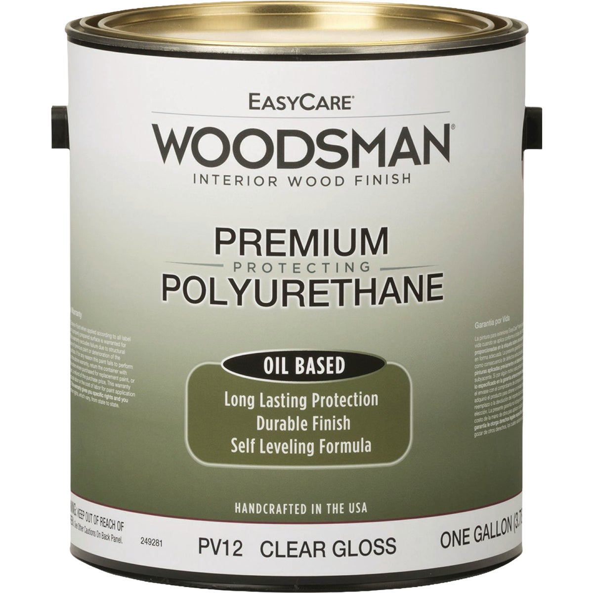 EasyCare Woodsman Oil Based Gloss Polyurethane Varnish, Clear, 1 Gal.