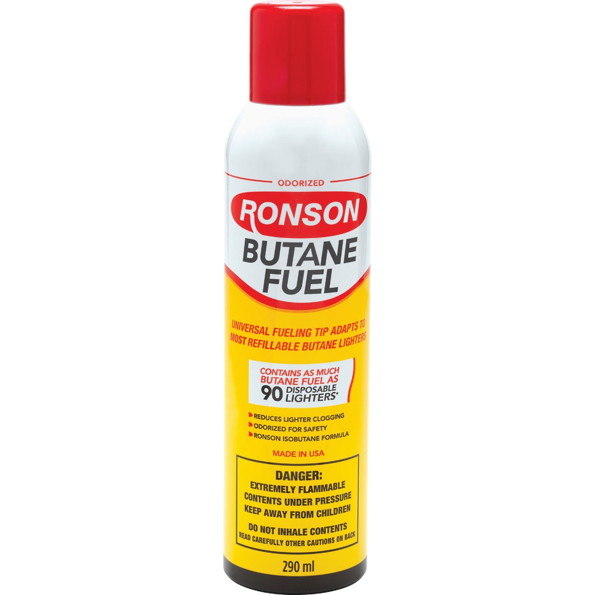 Ronson 290 ml Odorized Butane Lighter Fuel Image 1