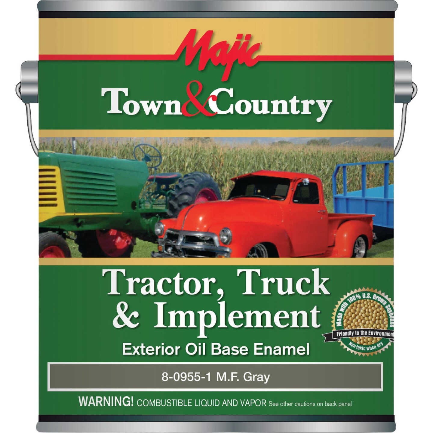 Majic Town & Country Tractor, Truck & Implement Enamel, Massey Ferguson, 1 Gal. Image 1