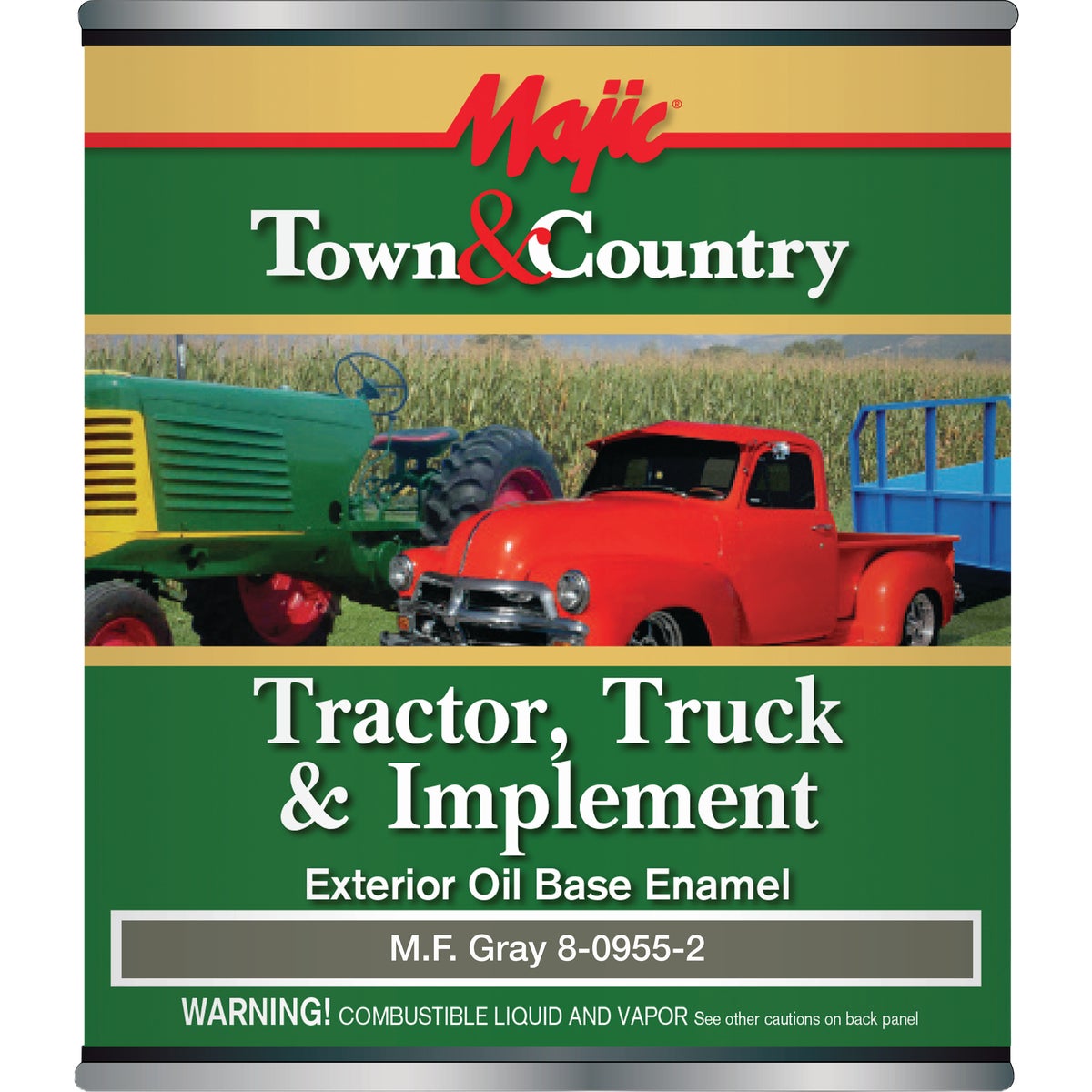 Majic Town & Country Tractor, Truck & Implement Enamel, Massey Ferguson, 1 Qt.