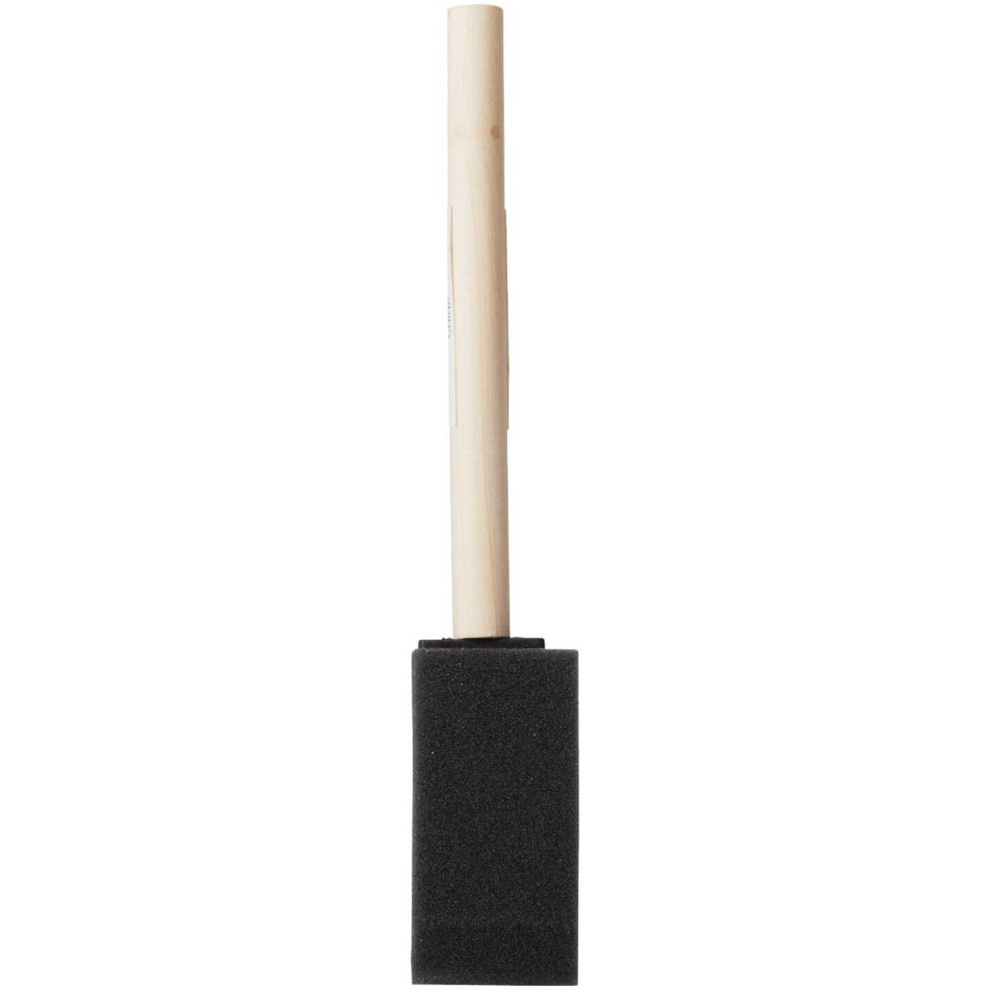 Linzer Project Select 1 In. High Density Closed Cell Foam Brush with Wood Peg Handle Image 2