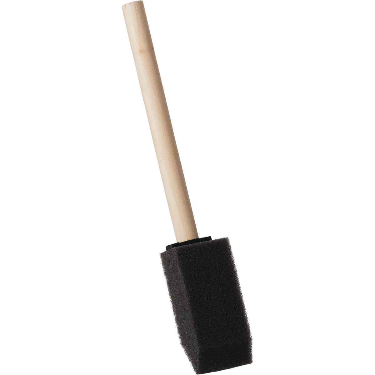Linzer Project Select 1 In. High Density Closed Cell Foam Brush with Wood Peg Handle Image 3