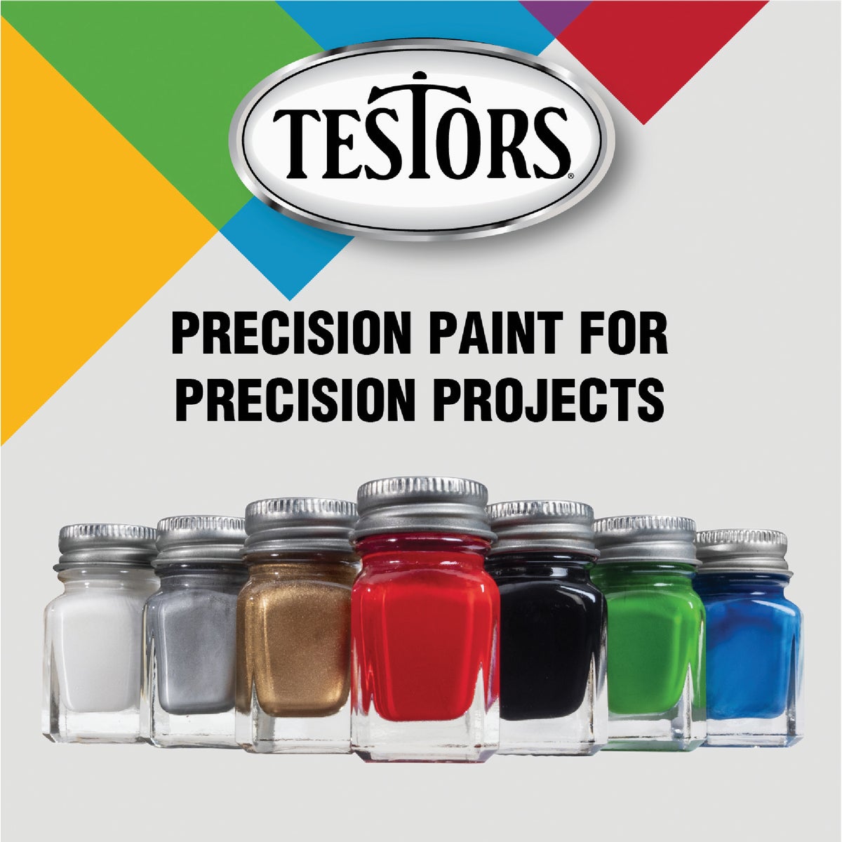 Testors Craft 0.25 Oz. Metallic Enamel Brush Paint, Gold Image 3