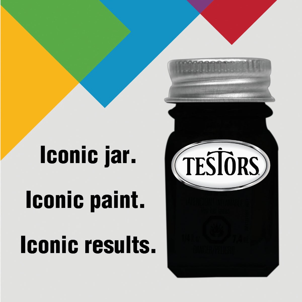 Testors Craft 0.25 Oz. Metallic Enamel Brush Paint, Gold Image 5