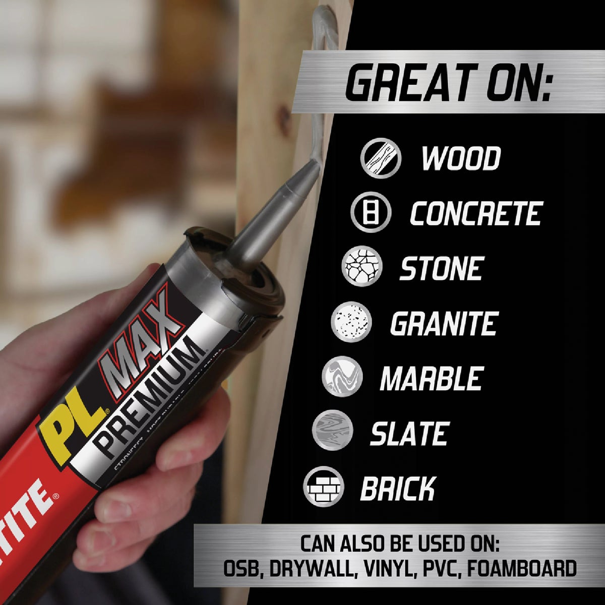 LOCTITE PL Max 9 Oz. Premium Construction Adhesive Image 4