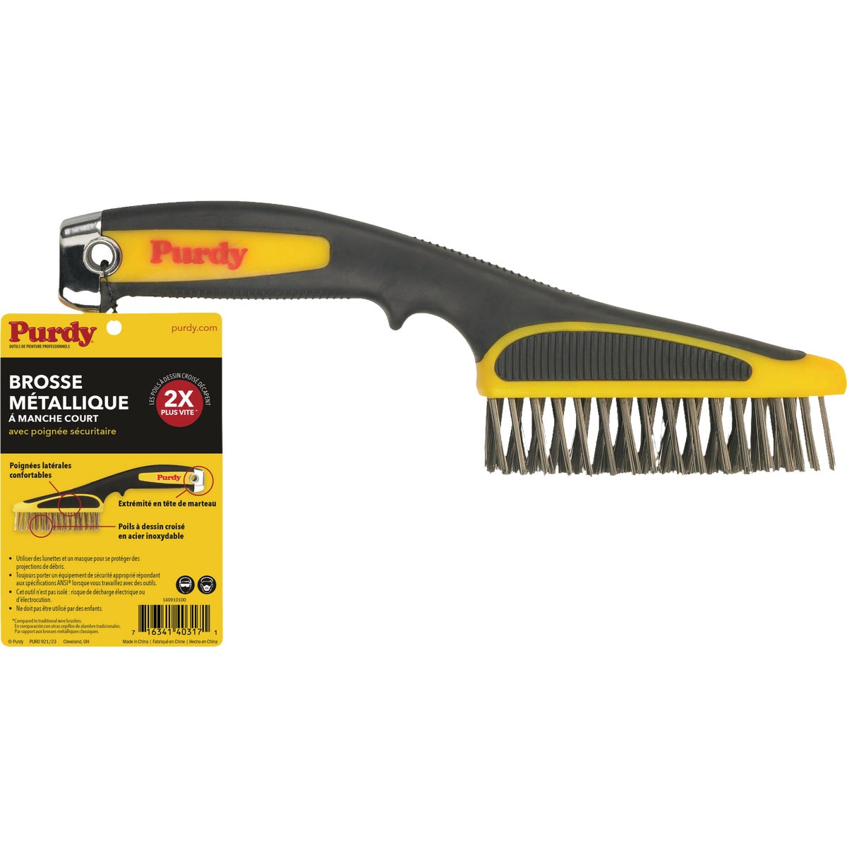 Purdy Criss Cross 2 In. Wire Brush