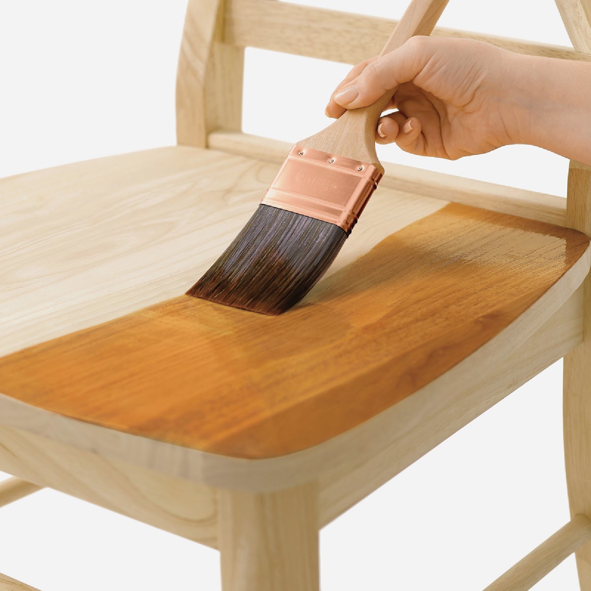 Minwax Polyshades 1/2 Pt. Gloss Stain & Finish Polyurethane In 1-Step, Pecan Image 2