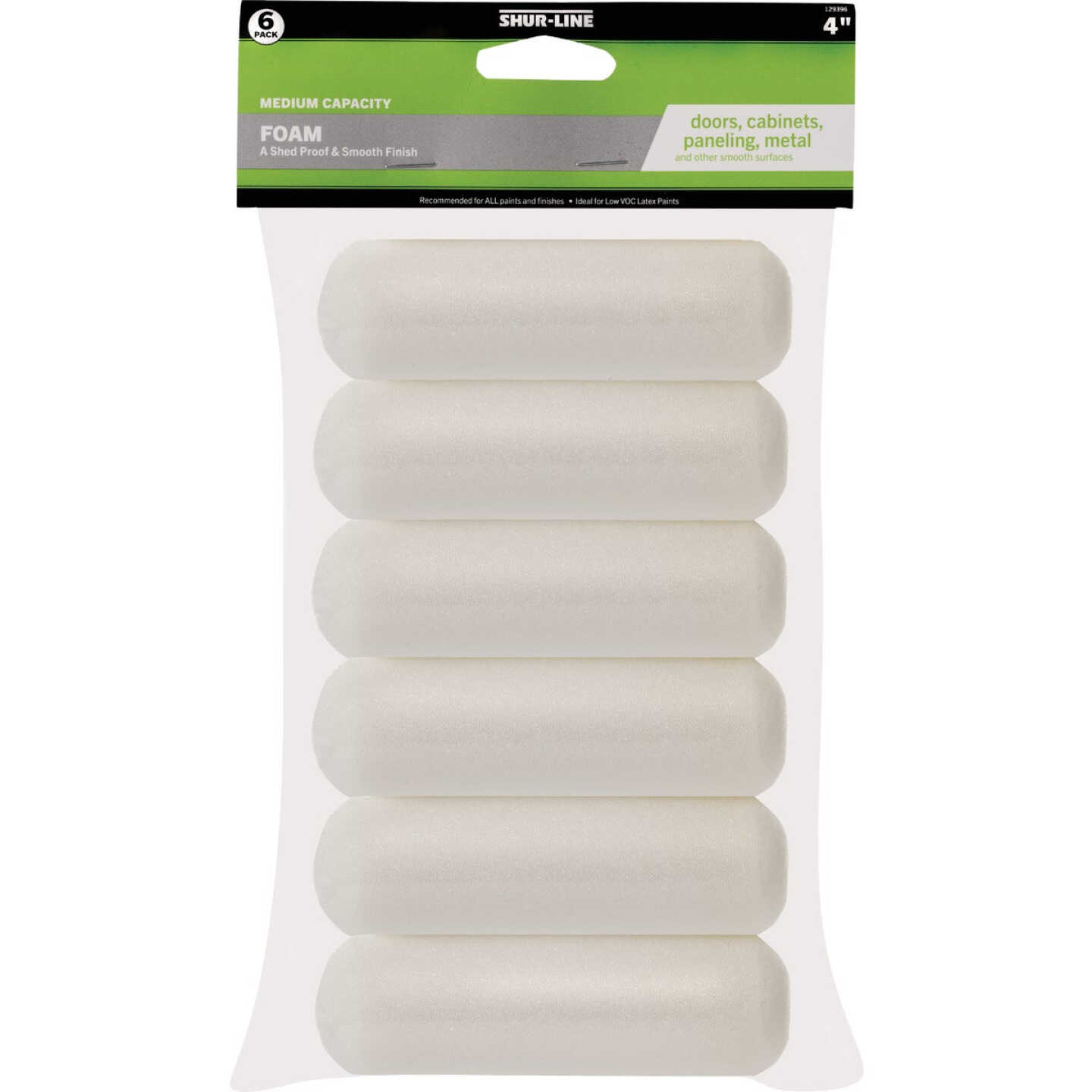 Shur-Line Best 4 In. Foam Roller Cover (6-Pack) Image 1