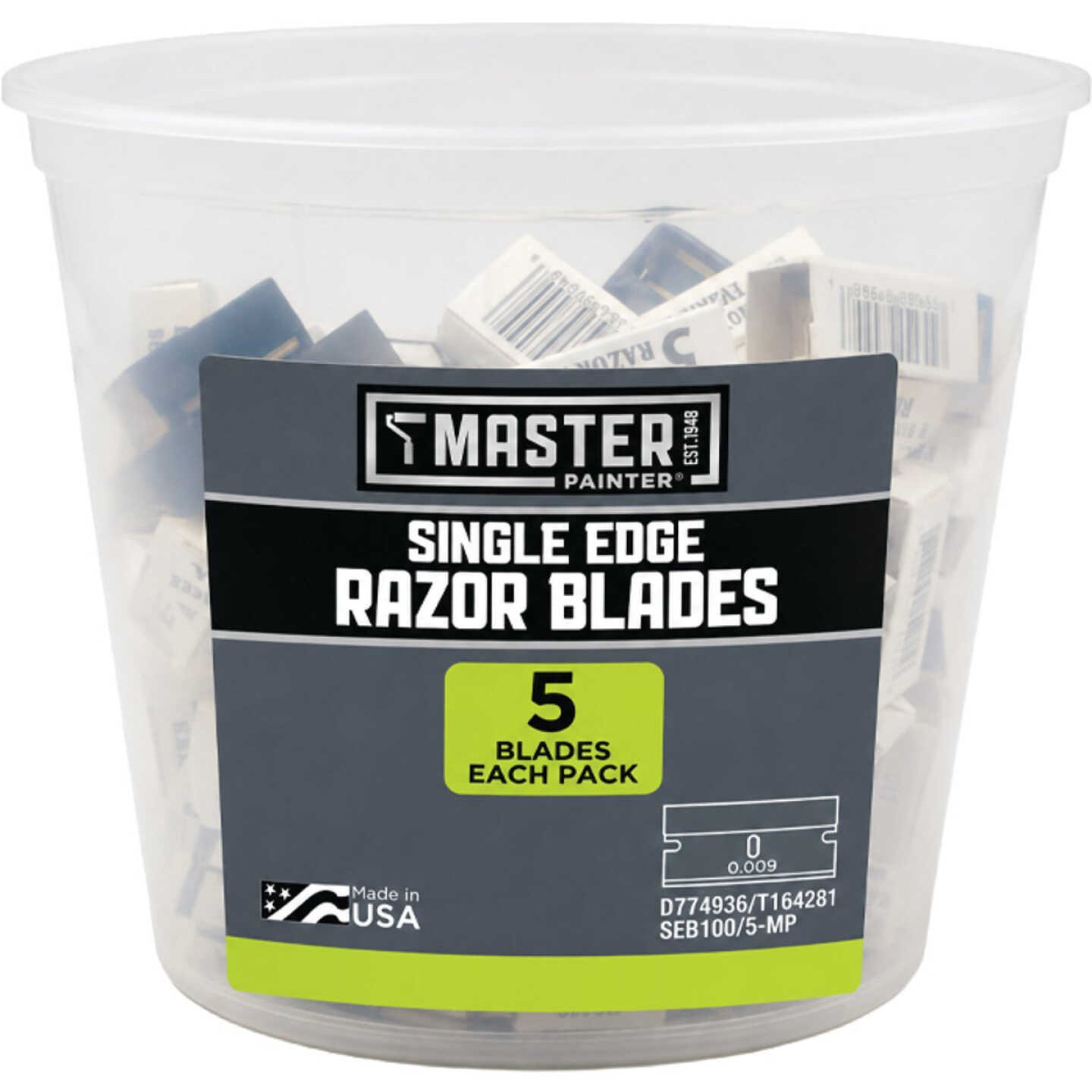 Master Painter Single Edge Razor Blades (5-Pack) Image 1