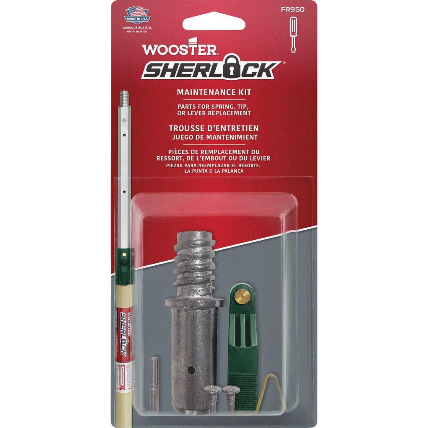 Wooster Sherlock Extension Pole Maintenance Kit (8-Piece) Image 1