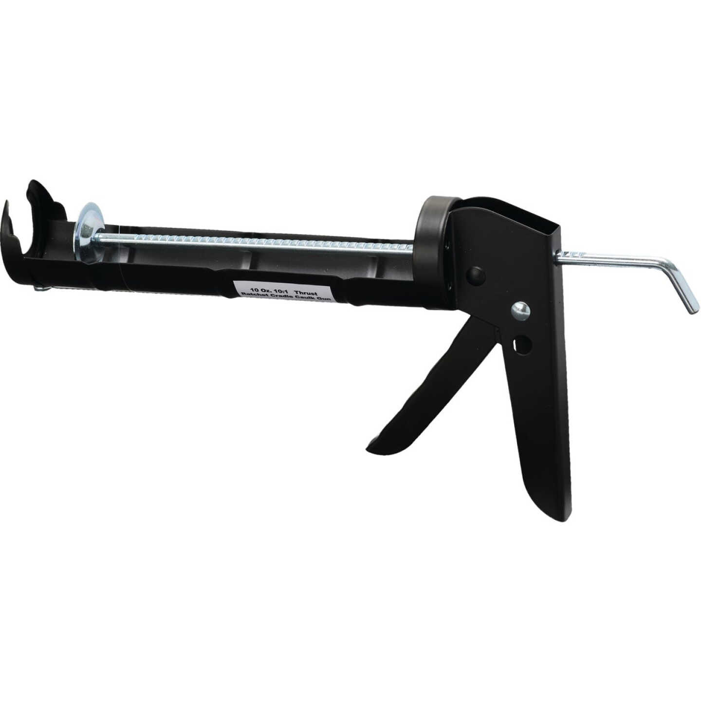 10 Oz. 10:1 Thrust Ratchet Cradle Caulk Gun Image 1