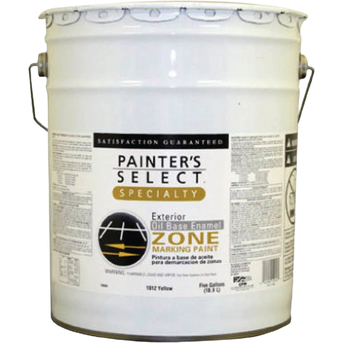 Painter's Select Specialty Yellow Flat Oil-Based Field & Zone Marking Paint, 5 Gal.