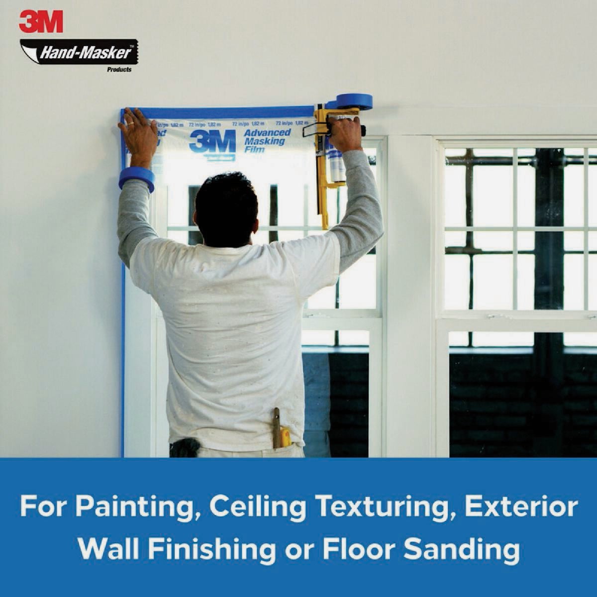 3M Hand-Masker 48 In. x 180 Ft. x 0.35 Mil. Advanced Masking Film Image 4