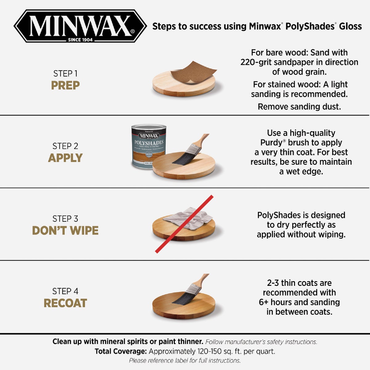 Minwax Polyshades 1 Qt. Gloss Stain & Finish Polyurethane In 1-Step, Pecan Image 5