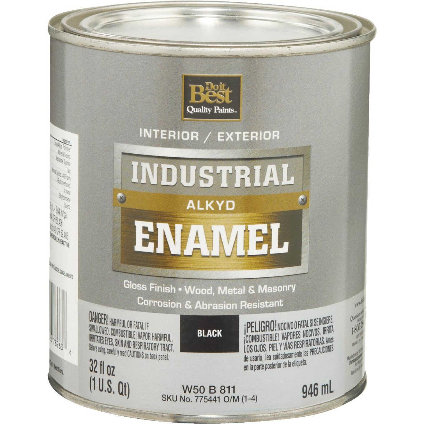 GLS BLACK ALKYD PAINT Image 1