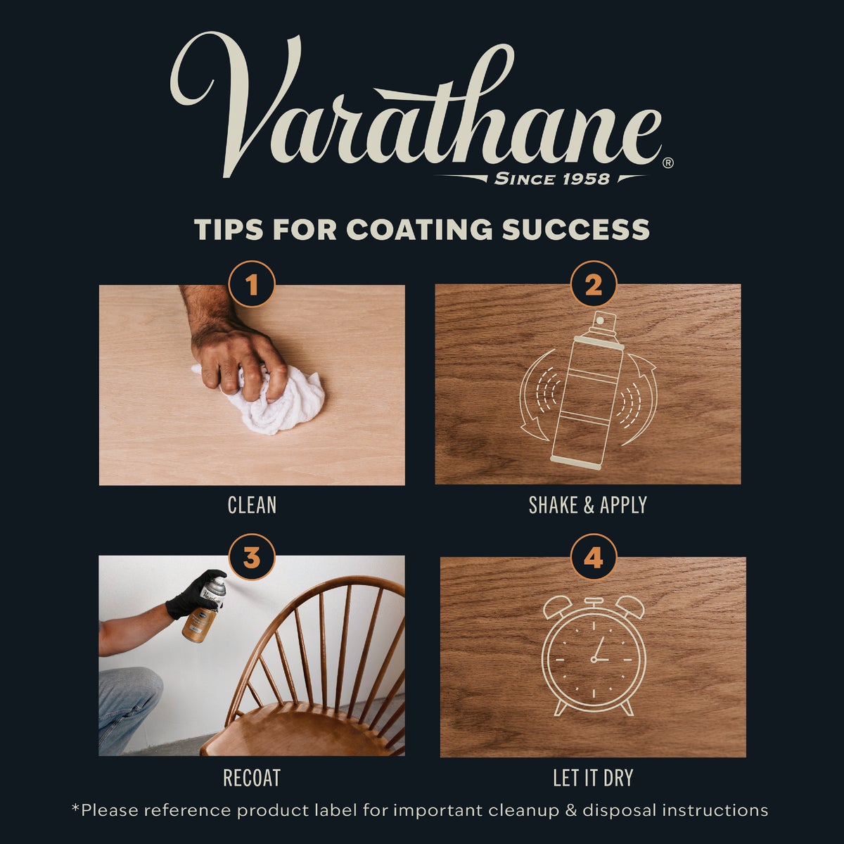 Varathane Semi-Gloss Clear Interior Spray Polyurethane, 11.25 Oz. Image 6
