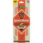 Gator Grit 3 In. x 9 In. Medium ZIP Speed Sheet, 120 Grit (5-Pack) Image 1
