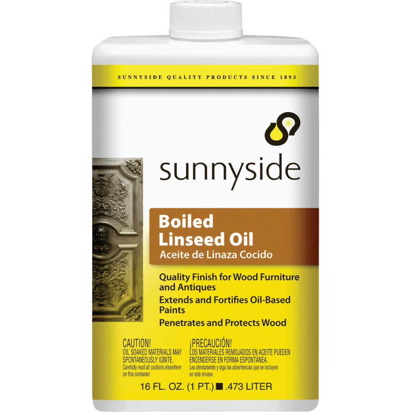 Sunnyside Boiled Linseed Oil, 1 Pt. Image 1