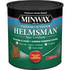 Minwax Water Based Helmsman Indoor/Outdoor Gloss Clear Spar Urethane, 1 Qt. Image 1