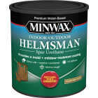 Minwax Water Based Helmsman Indoor/Outdoor Semi-Gloss Clear Spar Urethane, 1 Qt. Image 1