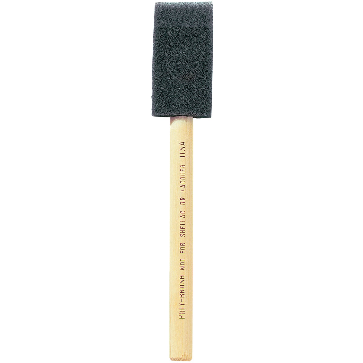 Jen 1 In. Poly Foam Brush with Wood Handle
