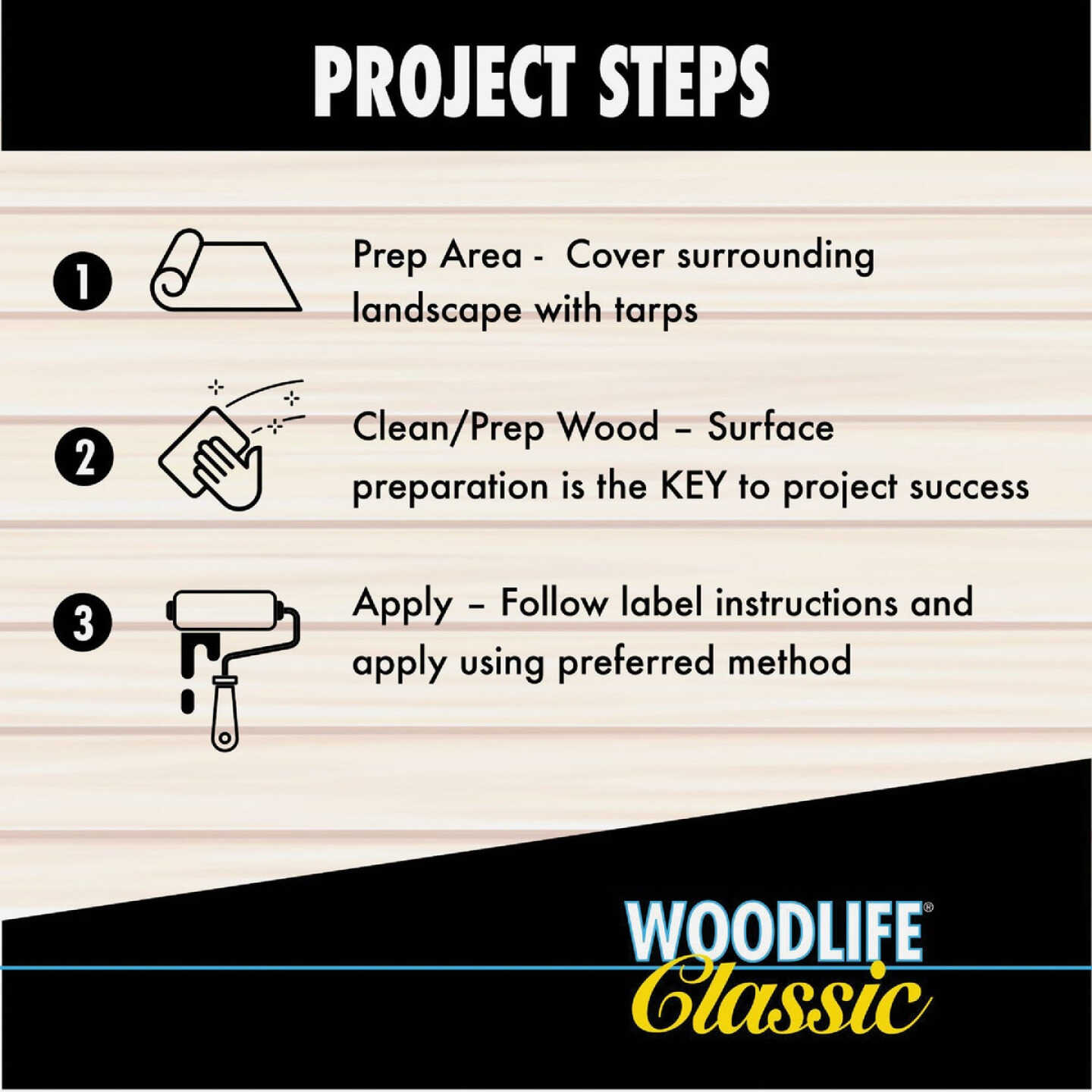 Rust-Oleum Woodlife Clear Water-Based Classic Wood Preservative, 1 Qt. Image 6