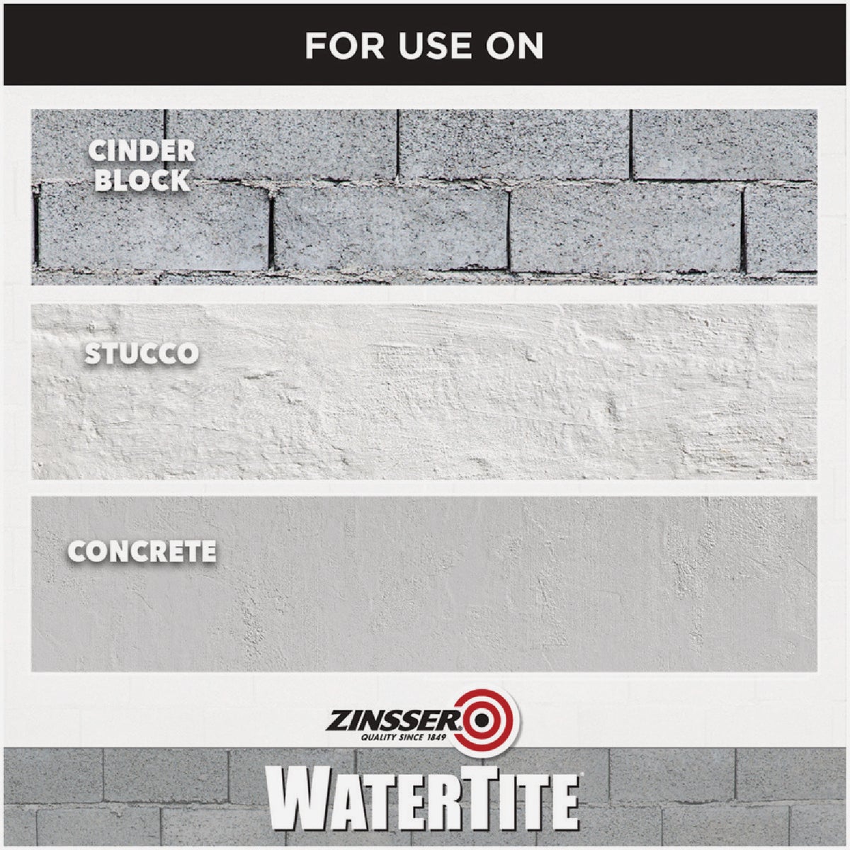 Zinsser WaterTite LX Ultra 5 Gal. Mold & Mildew Proof Waterproofing Paint Image 5