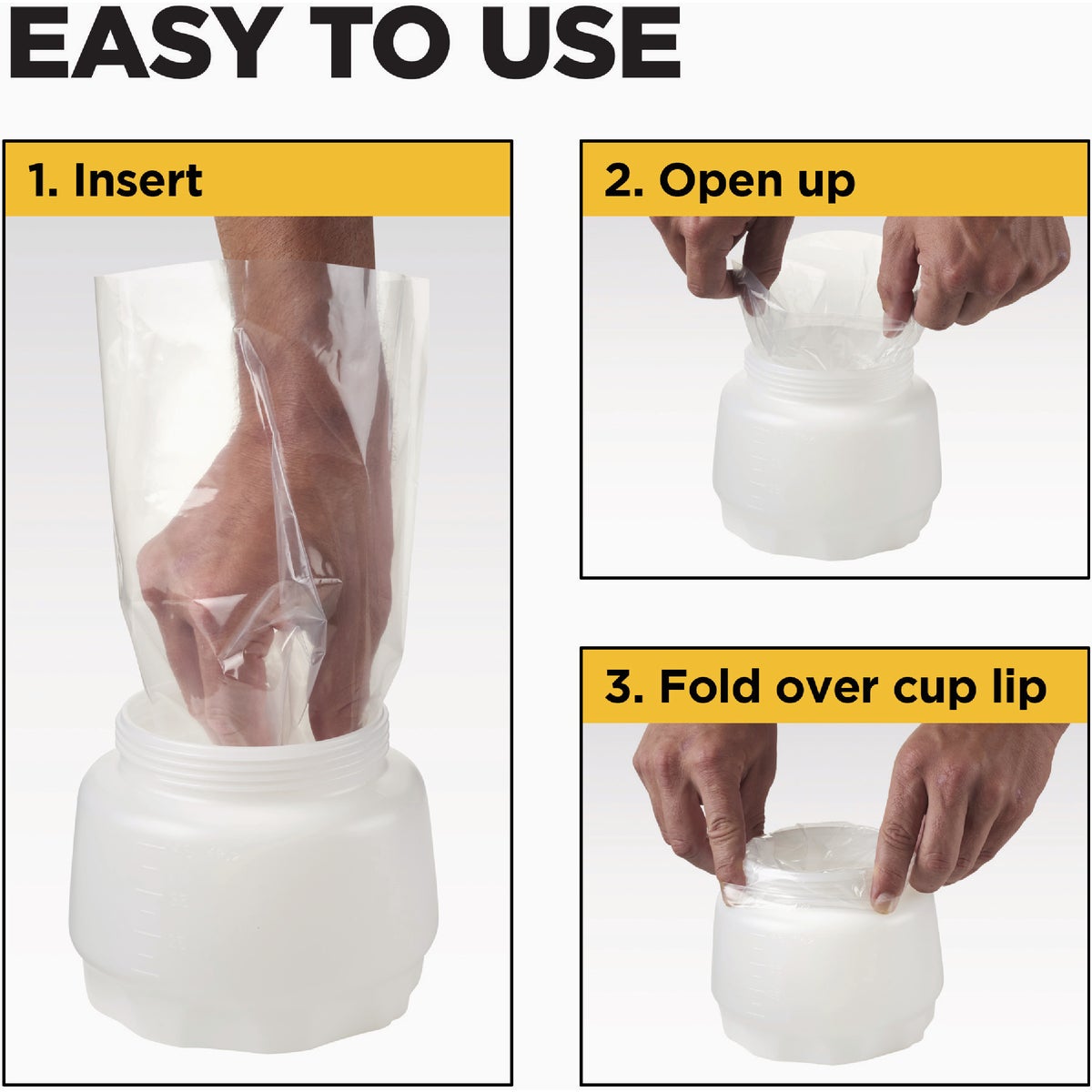 Wagner HVLP Sprayer Cup Liners (5-Pack) Image 2