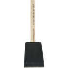 Linzer Project Select 2 In. High Density Closed Cell Foam Brush with Wood Peg Handle Image 1