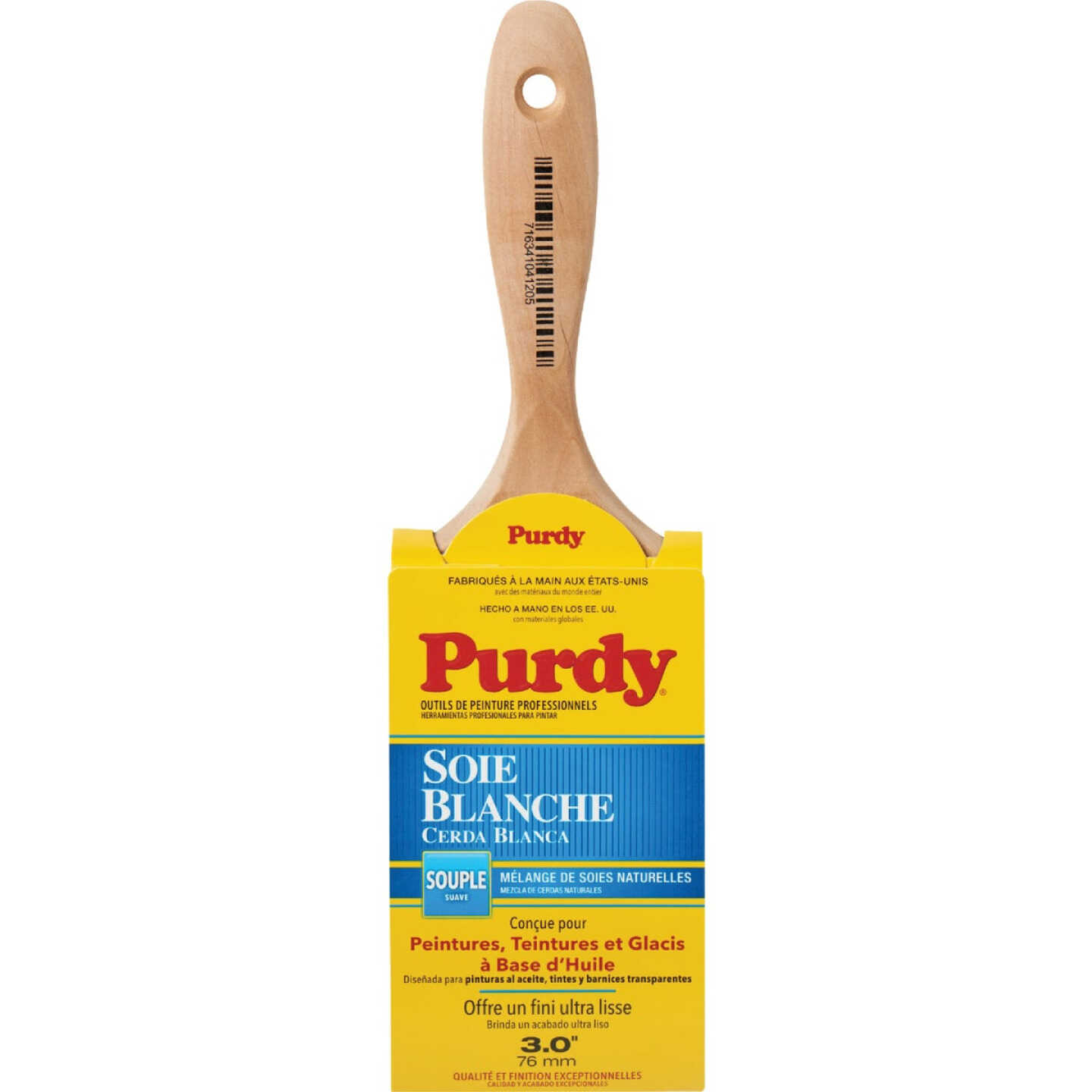 Purdy White Bristle Sprig 3 In. Flat Wall Paint Brush Image 6