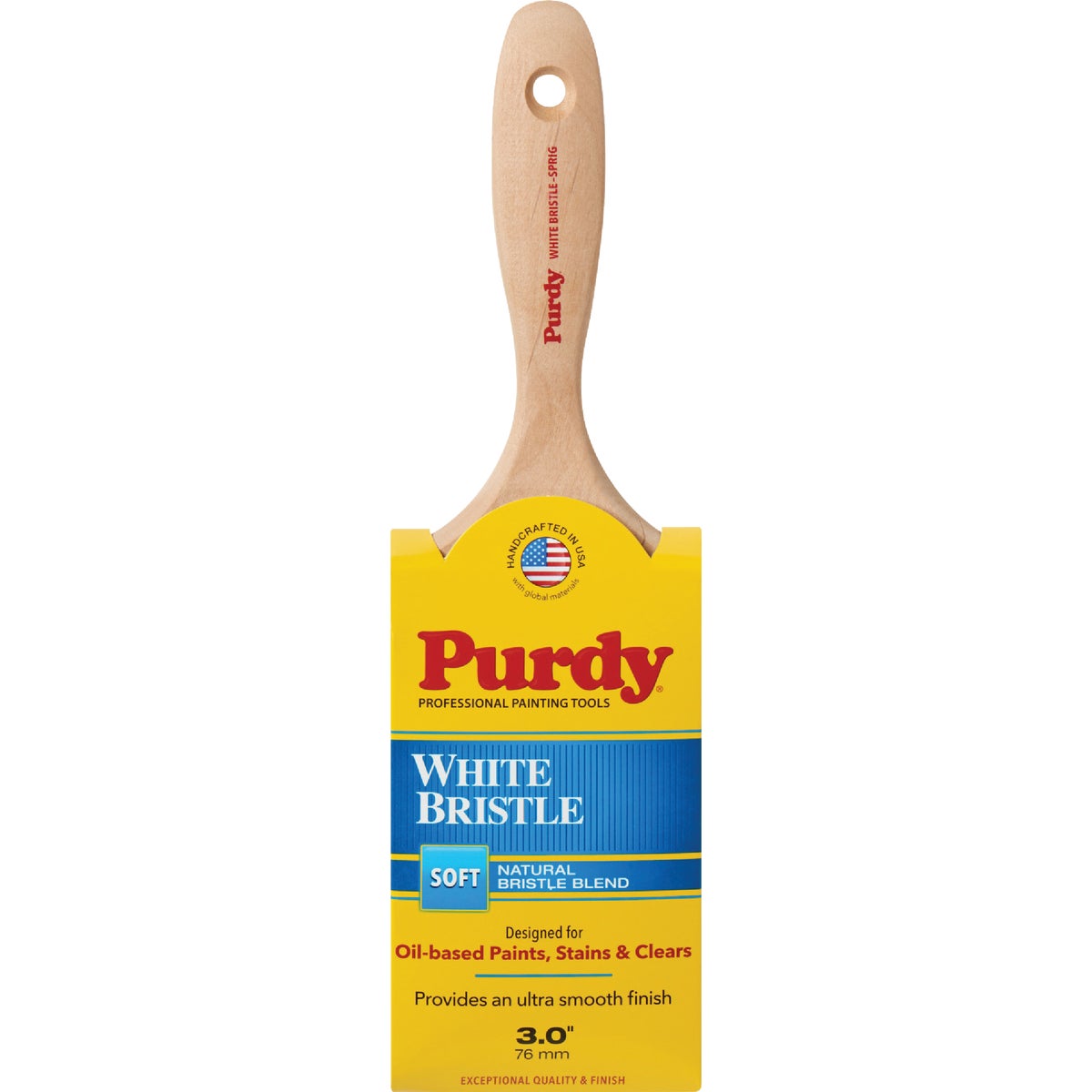Purdy White Bristle Sprig 3 In. Flat Wall Paint Brush