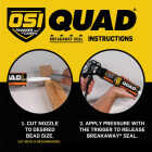 OSI QUAD 10 Oz. Window, Door & Siding Polymer Sealant, White Image 3