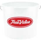 True Value 5 QT White Plastic Paint Pail Image 1