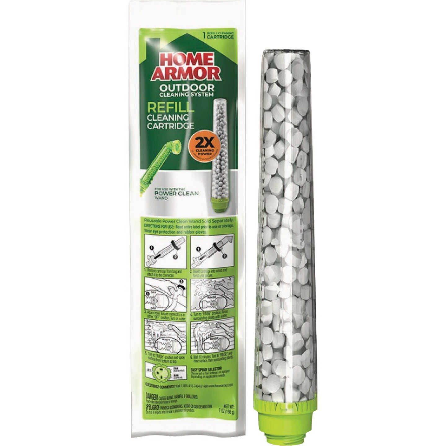 Home Armor Power Clean Wand Refill Cleaning Cartridge Image 1