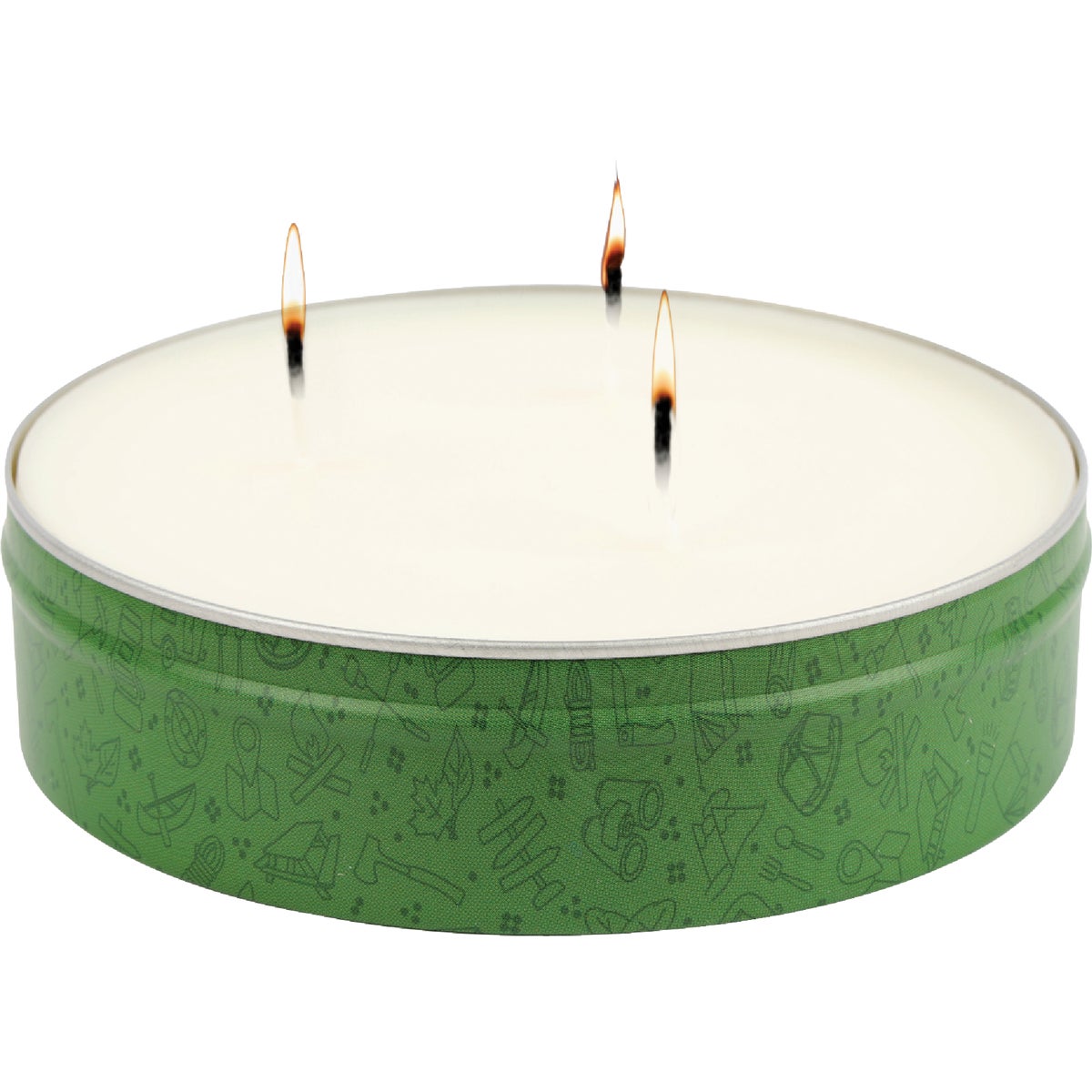 Coghlans 36 Oz. 3-Wick White Survival Candle Image 5