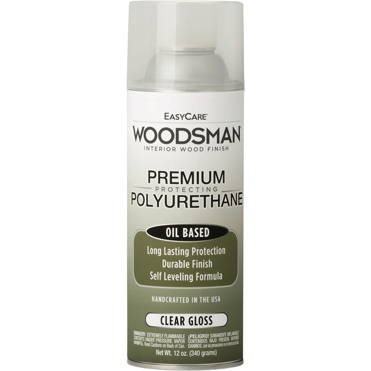 EasyCare Woodsman Gloss Clear Spray Polyurethane, 12 Oz.
