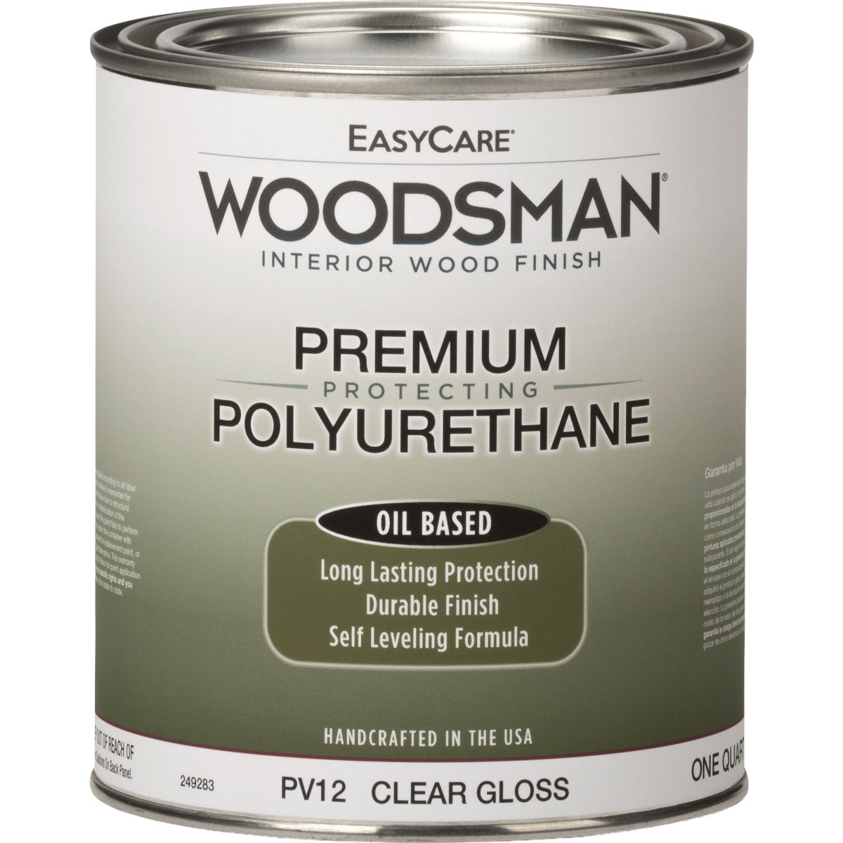 EasyCare Woodsman Oil Based Gloss Polyurethane Varnish, Clear, 1 Qt.