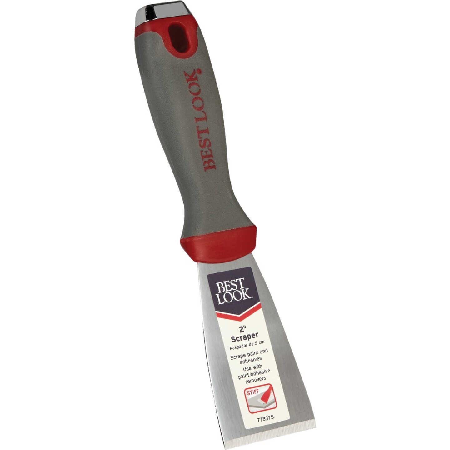 Master Painter 2 In. Soft Grip Stiff Scraper Image 1