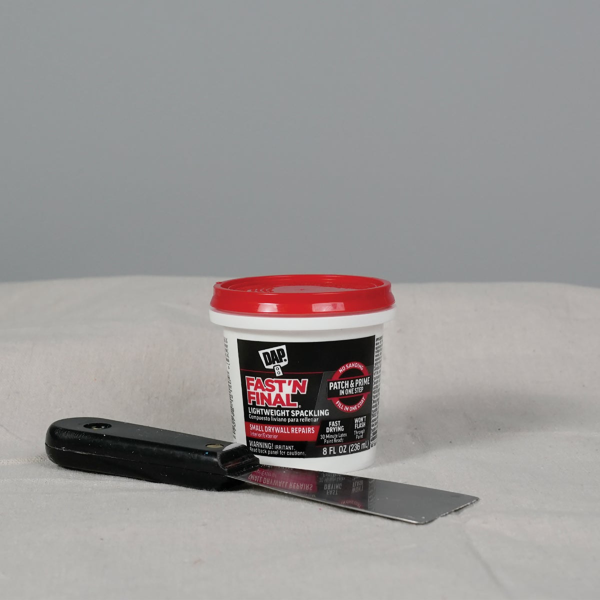 DAP Fast 'N Final 1/2 Pt. Lightweight Latex Patch & Prime Spackling Image 3
