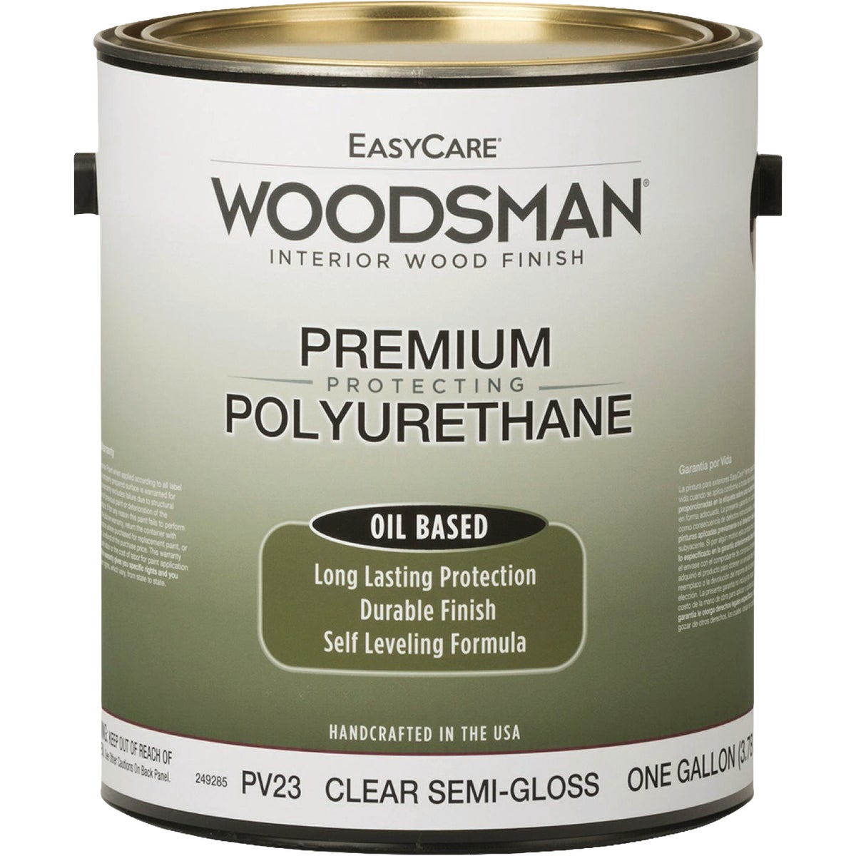 EasyCare Woodsman Oil Based Semi-Gloss Polyurethane Varnish, Clear, 1 Gal.