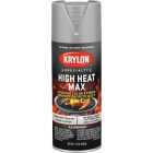Krylon Max 12 Oz. Aluminum High Heat Spray Paint Image 1