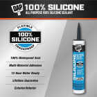 DAP 9.8 Oz. Window, Door & Siding Silicone Sealant, Black Image 2