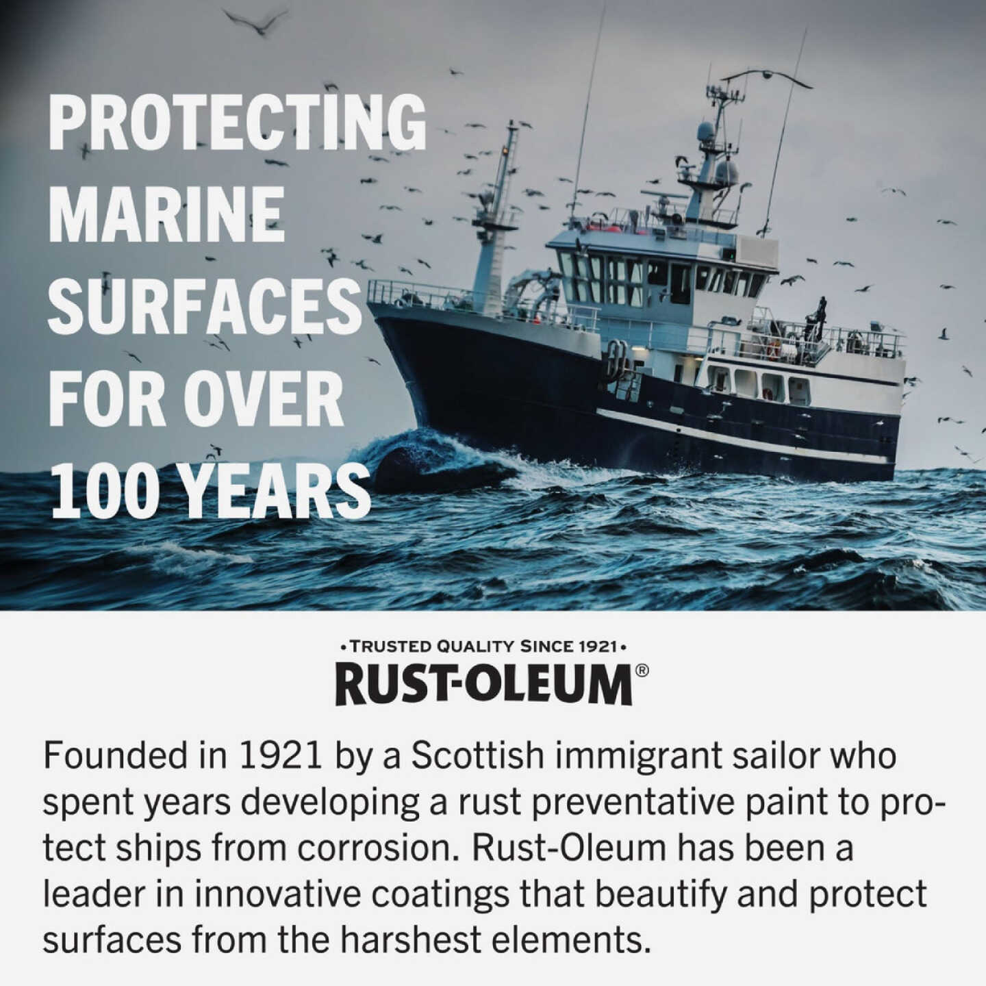 Rust-Oleum Gloss Marine Boat Topside Paint, Navy Blue, 1 Qt. Image 4
