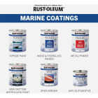 Rust-Oleum Gloss Marine Boat Topside Paint, Oyster White, 1 Qt. Image 6