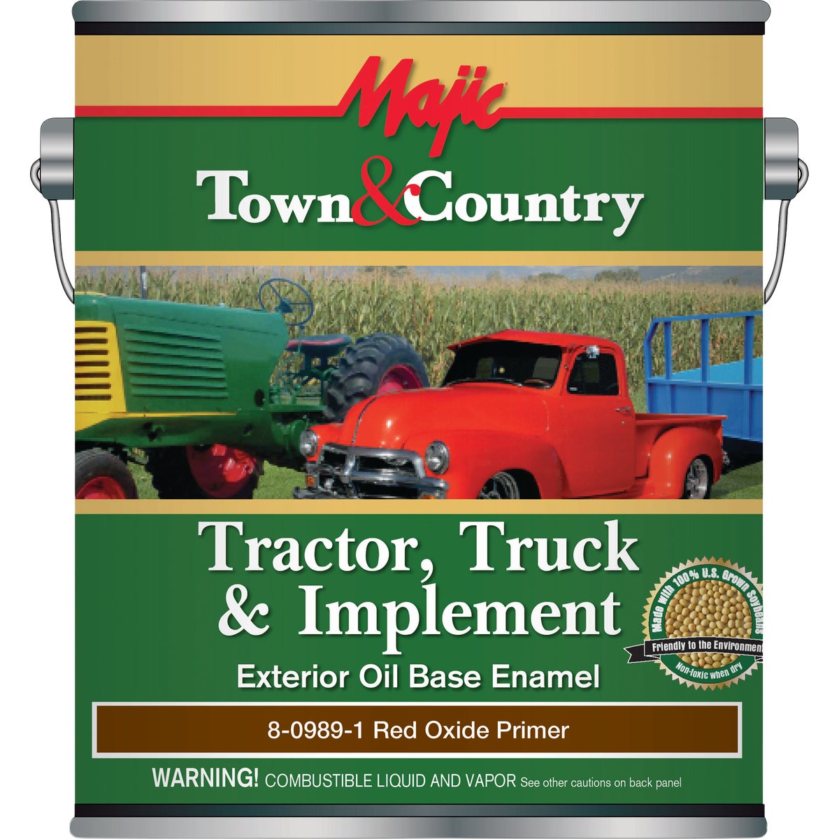 Majic Town & Country Tractor, Truck & Implement Enamel, Red Oxide Primer, 1 Gal.