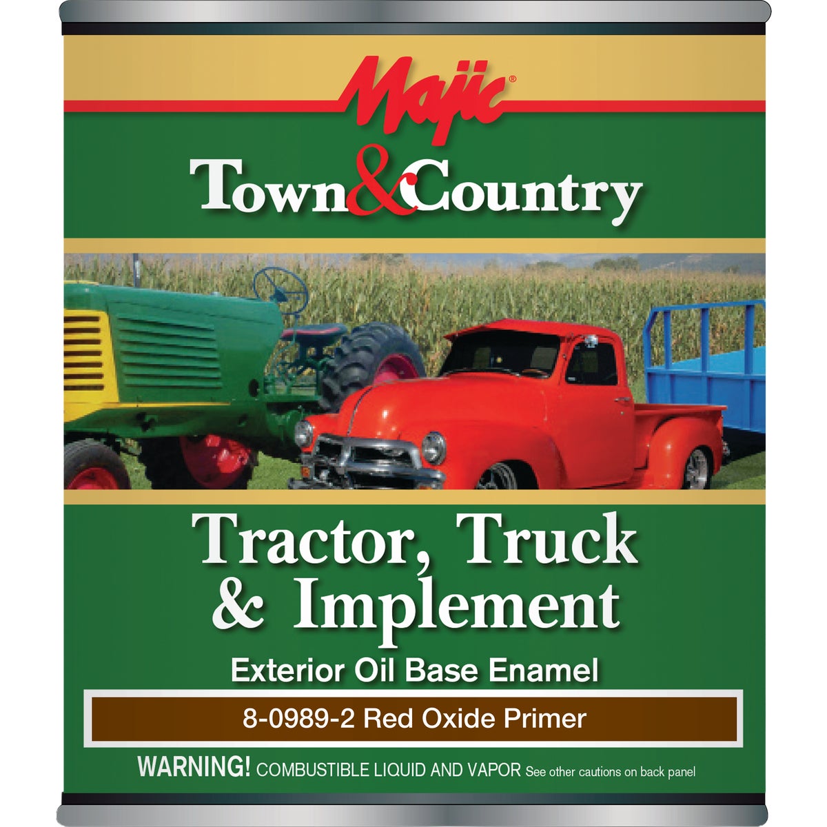 Majic Town & Country Tractor, Truck & Implement Enamel, Red Oxide Primer, 1 Qt.