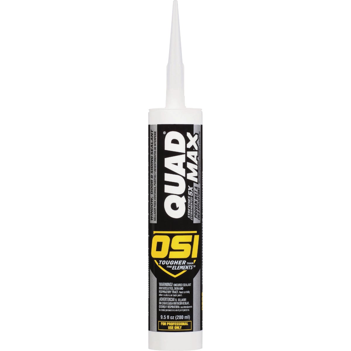 OSI Quad Max 9-1/2 Oz. Window, Door and Siding Polymer Sealant, Clay 405