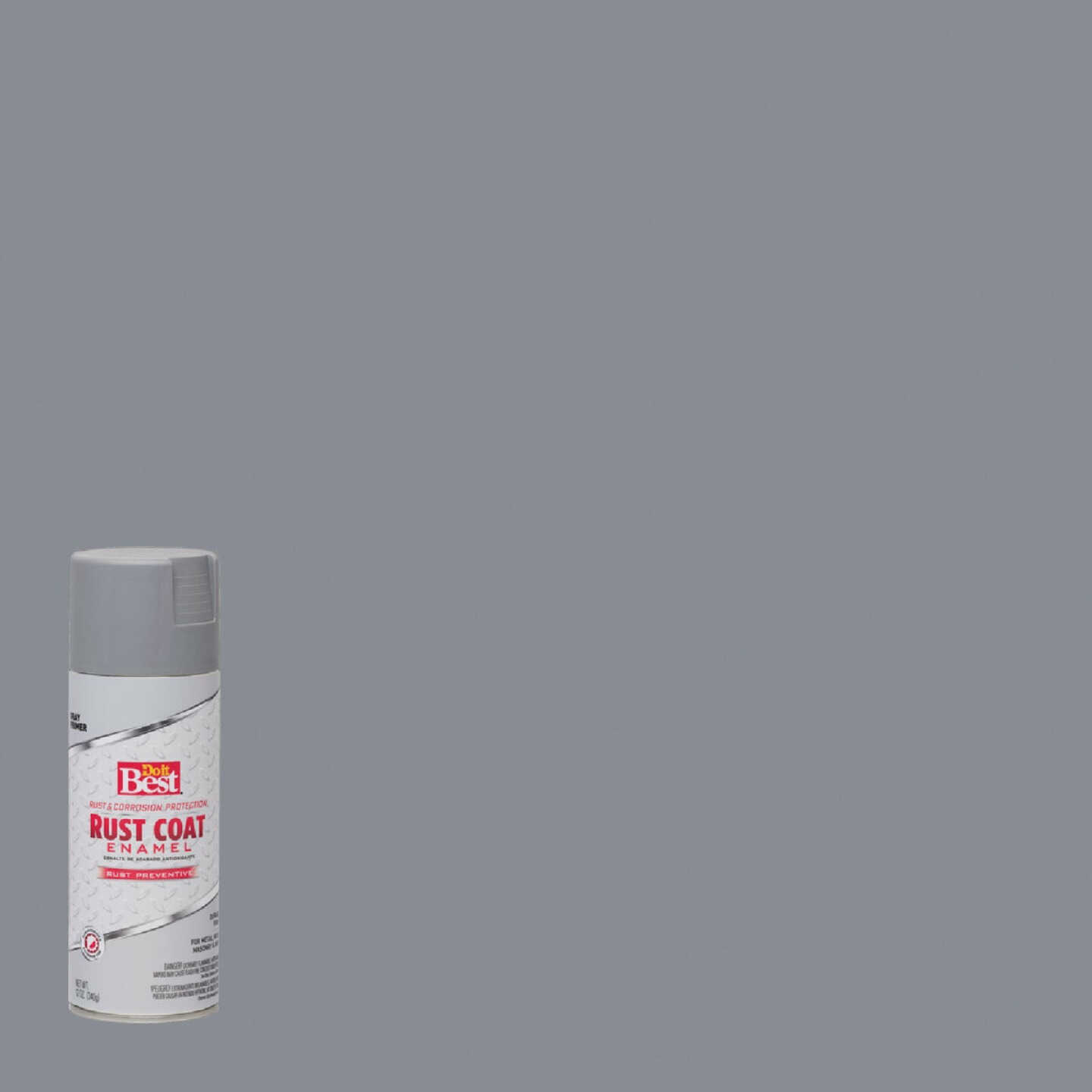 Do It Best 12 Oz. Gray Rust Coat Primer Image 1