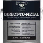 Majic Diamond Hard Direct-To-Metal Acrylic Paint, Safety Black, 1 Gal. Image 1