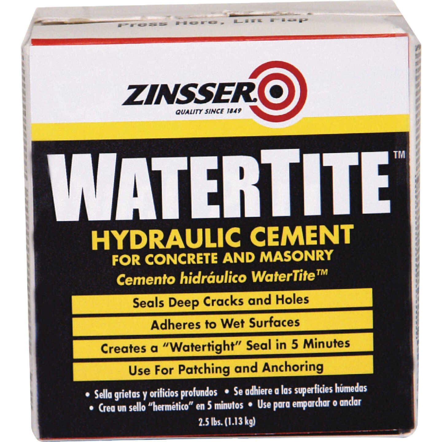 Zinsser WaterTite 2.5 Lb. Box Hydraulic Cement Image 5